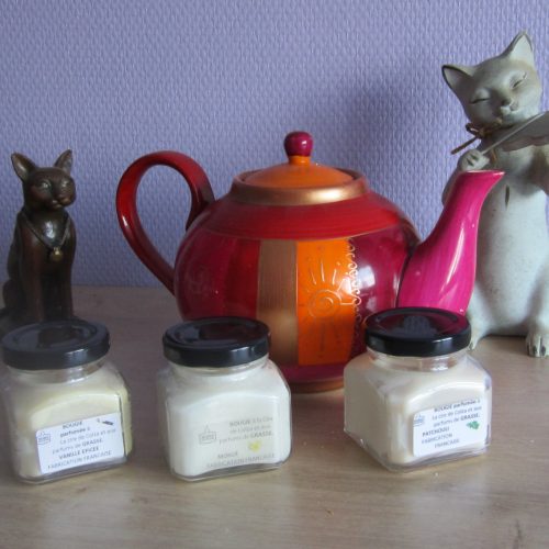 Bougies Parfumées pots carrés
